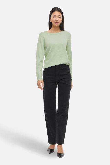 Pull col O vert - VILA®