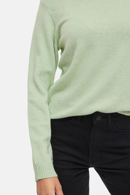 Pull col O vert - VILA®