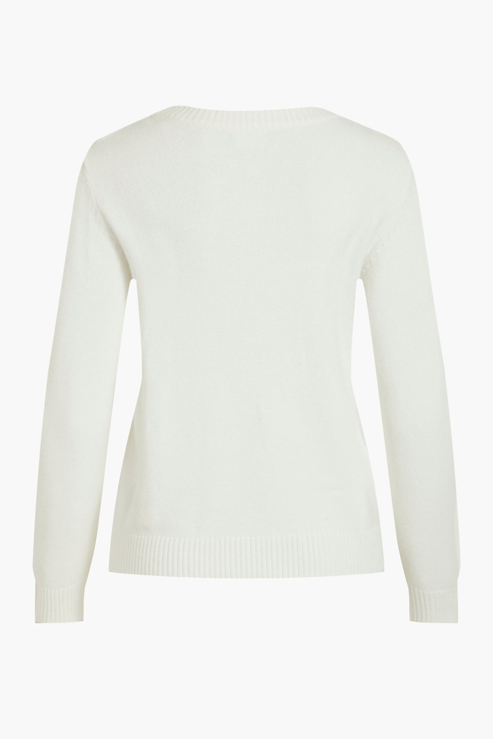 Trui met ronde hals Wit - VILA®