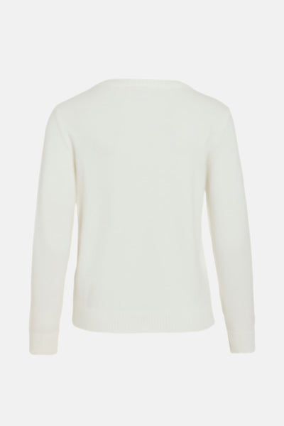 Trui met ronde hals Wit - VILA®
