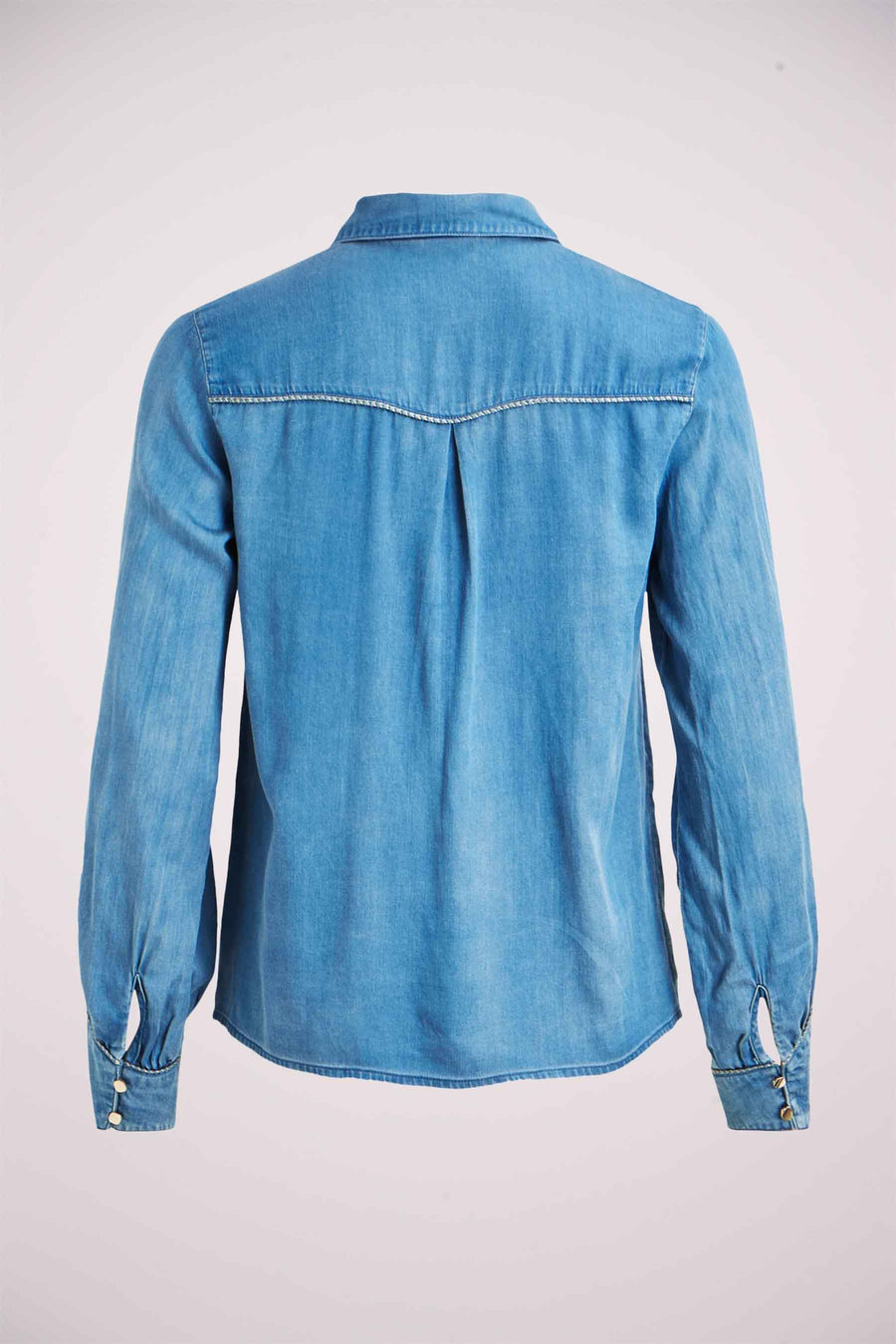 Hemd (korte mouwen) mid blue denim - VILA®