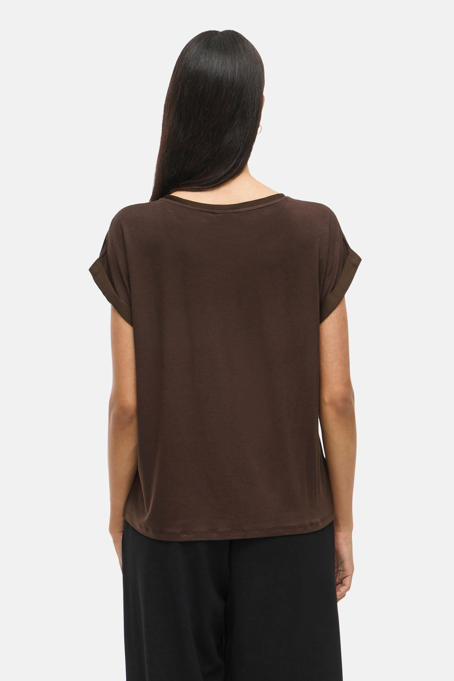 Top uni manche courte brun - VILA®