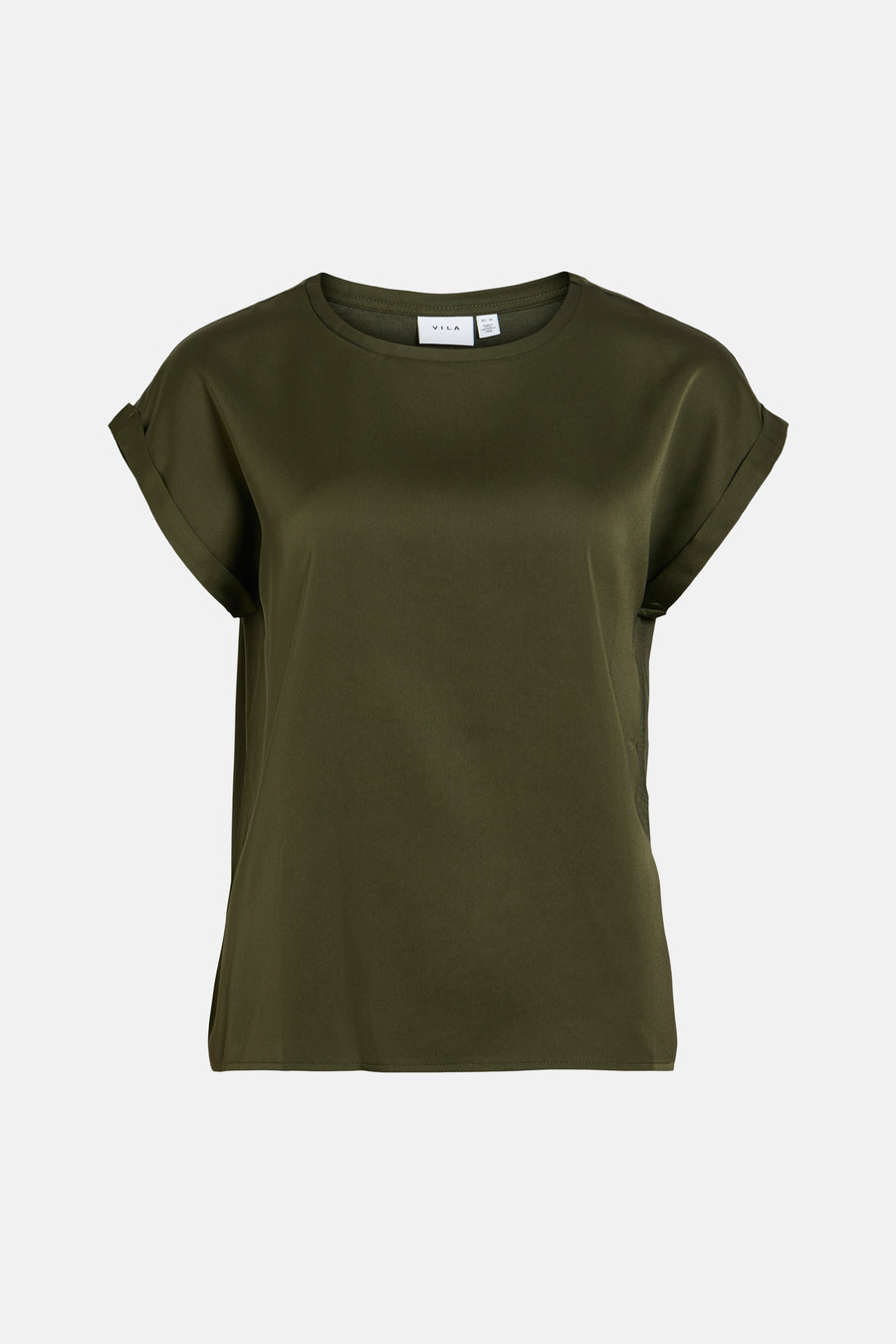 Top uni manche courte vert - VILA®
