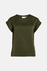 Top uni manche courte vert - VILA®