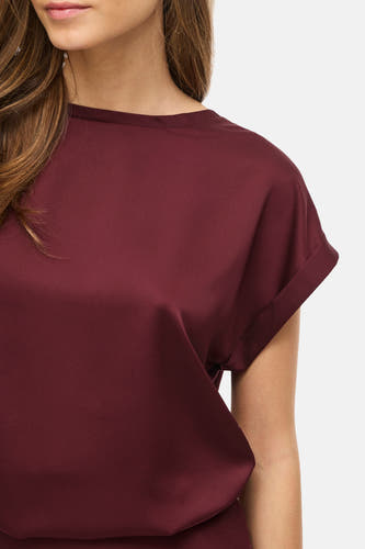 Top uni manche courte rouge - VILA®