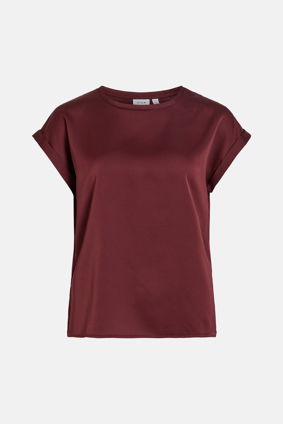 Top uni manche courte rouge - VILA®
