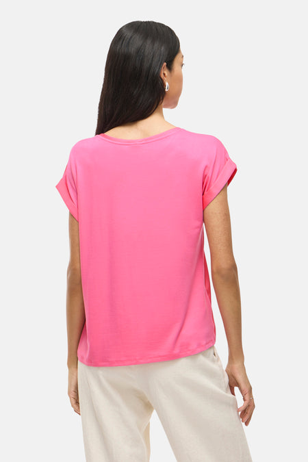 T-shirt met korte mouwen - roze