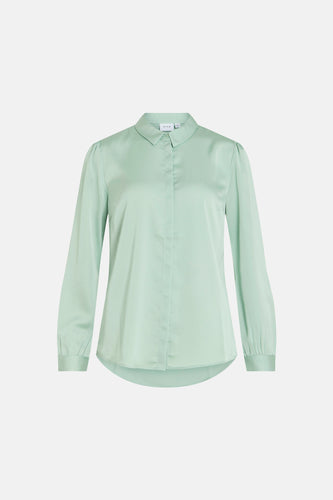 VIELLETTE SATIN L/S SHIRT - NOOS