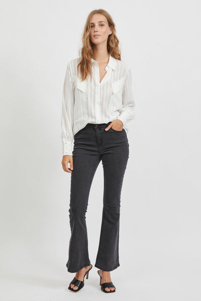 Jeans flared Black denim - VILA®