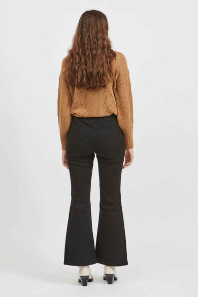 Flared jeans - dark grey denim