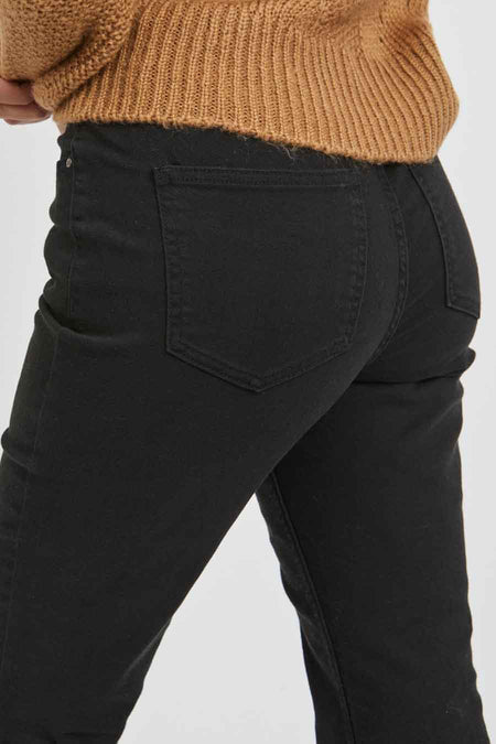 Flared jeans - dark grey denim