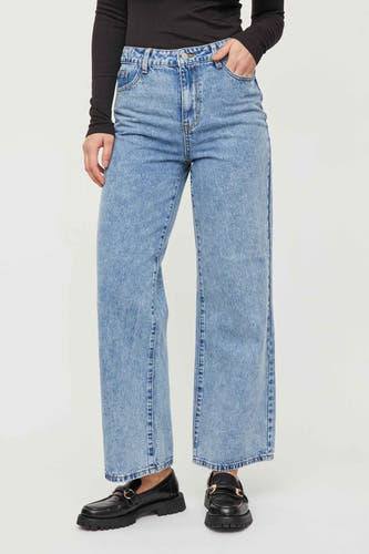 Wide jeans - mid blue denim
