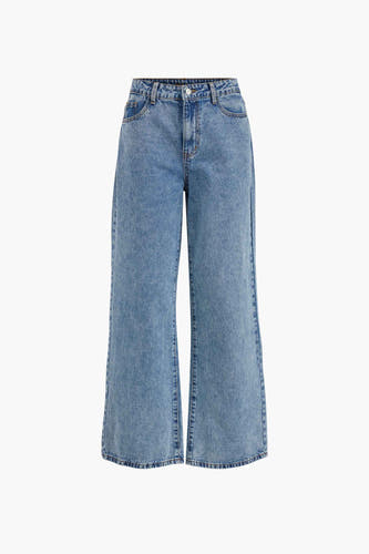 Wide jeans - mid blue denim