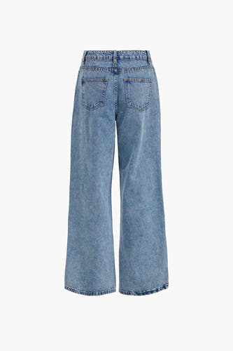 Wide jeans - mid blue denim