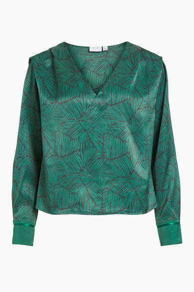 VISURINE L/S V-NECK TOP/C22