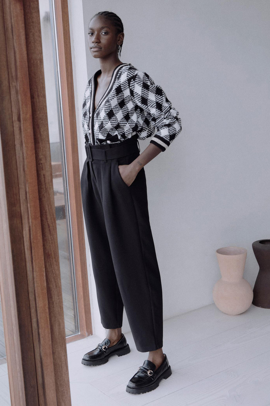 Broek - zwart - ROUGE VILA® - 4