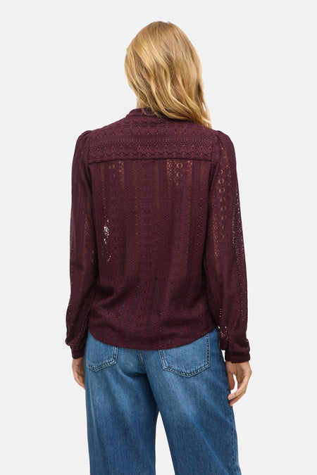 VICHIKKA LACE L/S SHIRT- NOOS