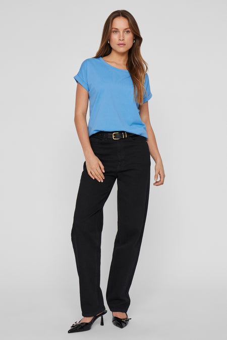 Top (korte mouwen) Blauw - VILA®