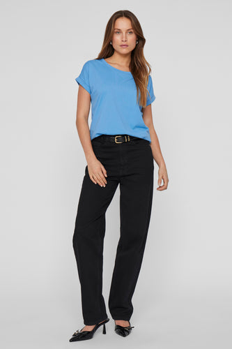 T-shirt met korte mouwen - blauw - VILA®