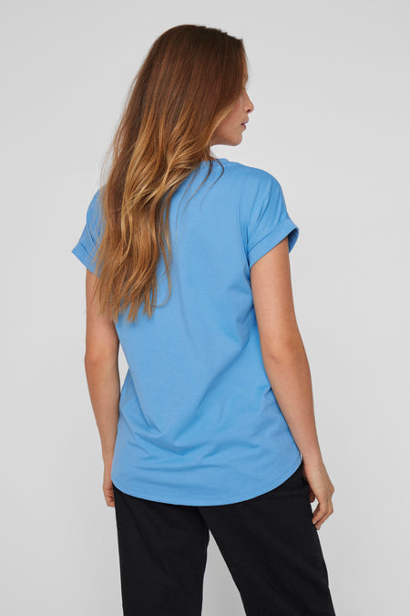 Top (korte mouwen) Blauw - VILA®