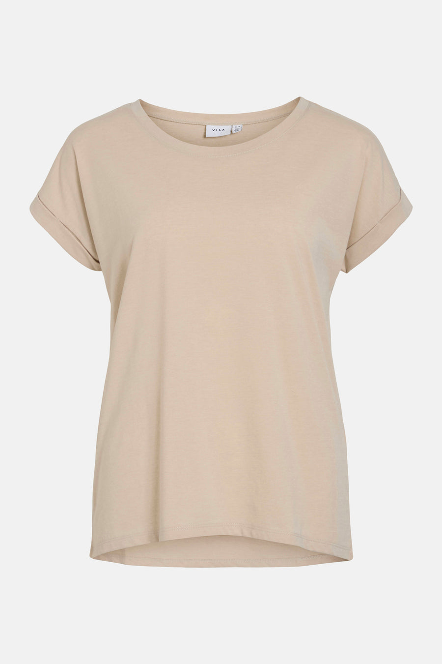 T-shirt met korte mouwen - beige - VILA®