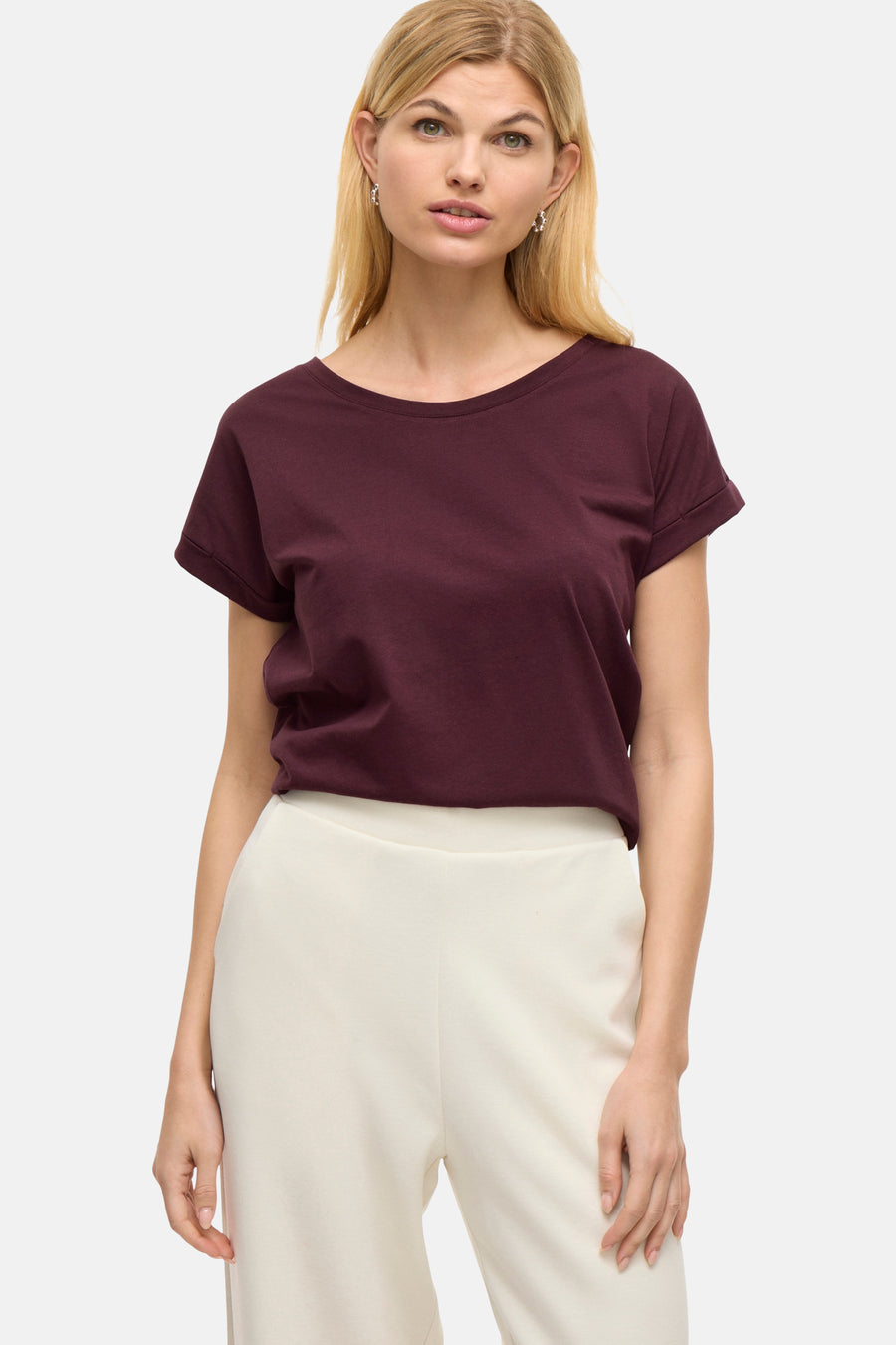 T-shirt met korte mouwen - paars - VILA®