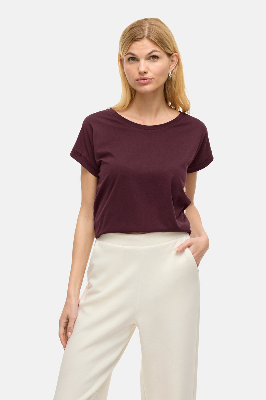 T-shirt met korte mouwen - paars - VILA®