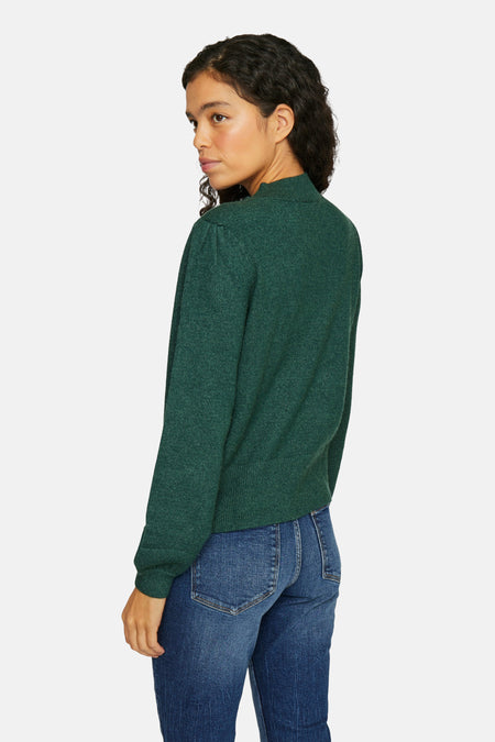 VIRIL TURTLE-NK BALLOON L/S TOP - NOOS