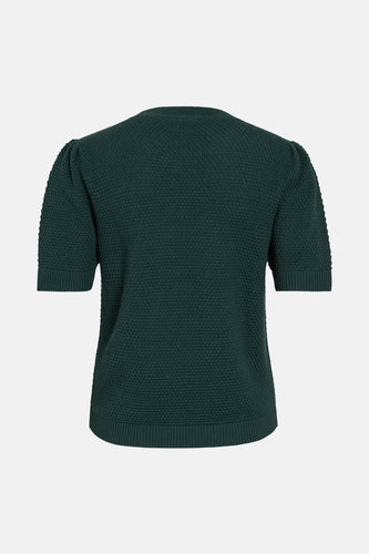 VIDALO O-NECK S/S KNIT TOP - NOOS