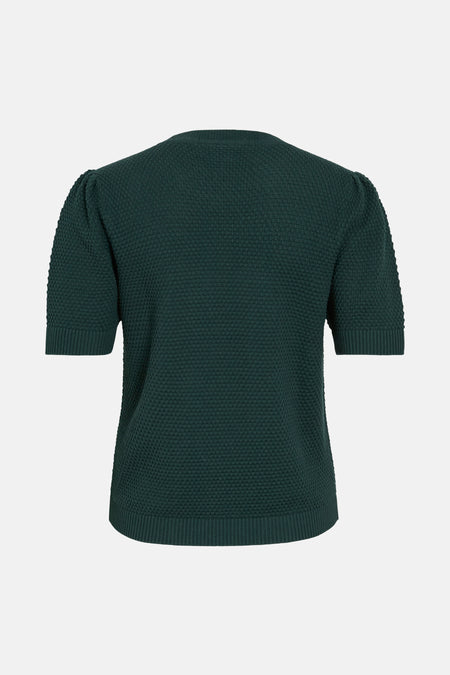 VIDALO O-NECK S/S KNIT TOP - NOOS