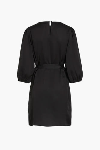 Robe &agrave; manches longues - noir