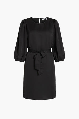Robe &agrave; manches longues - noir
