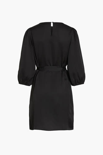 Robe &agrave; manches longues - noir