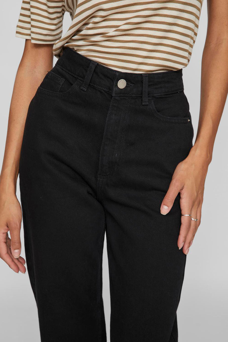 VIKELLY - black denim - VILA®