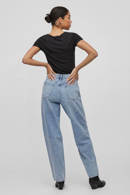 Wide jeans - light blue denim