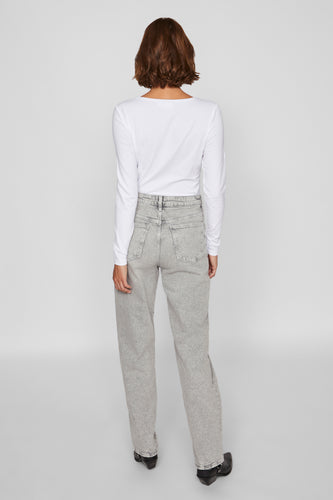 VIKELLY - light grey denim - VILA®
