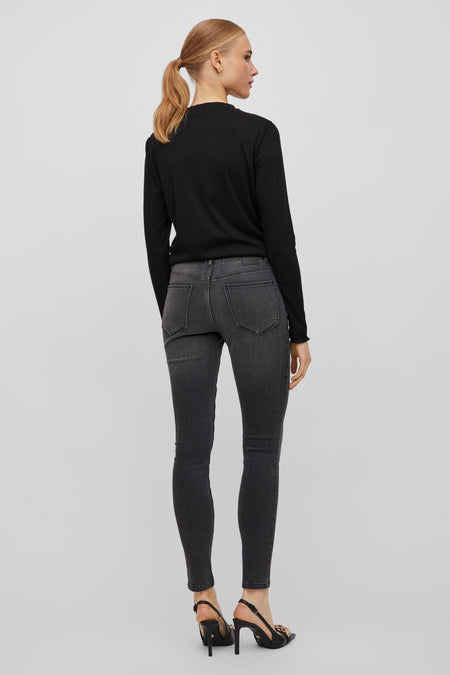 Jeans flared Dark grey denim - VILA®