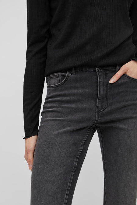 Jeans flared Dark grey denim - VILA®