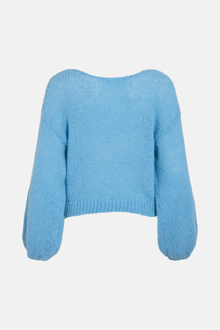 Trui met ronde hals Blauw - VILA®