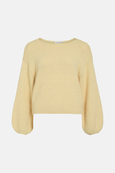Sweat-shirt à col rond de VILA®, avec des manches longues et une texture côtelée.