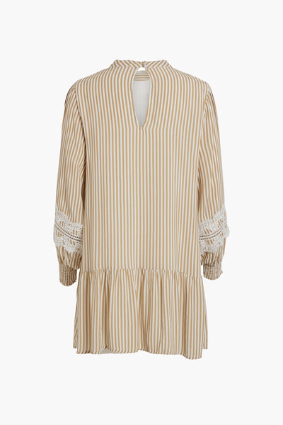 Kleedjes (lange mouwen) Beige - VILA®