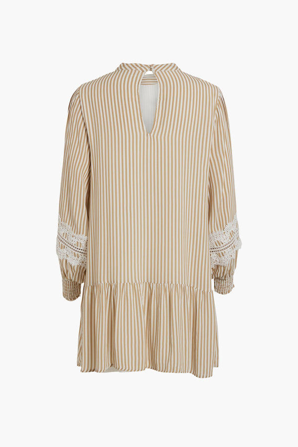 Kleedjes (lange mouwen) Beige - VILA®