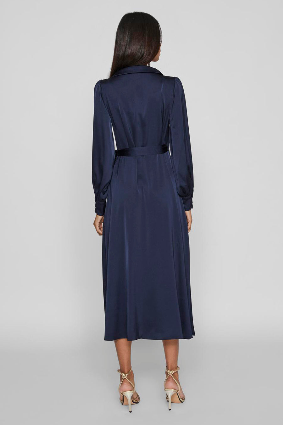 Lang kleedje - blauw - VILA®