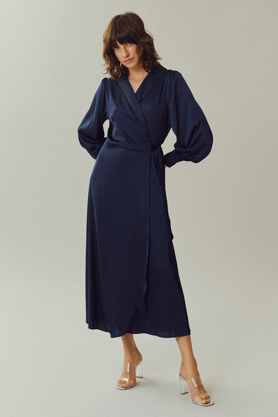 Lang kleedje - blauw - VILA®