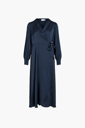 Lang kleedje - blauw - VILA®