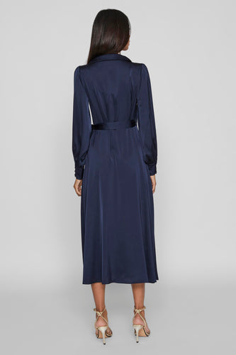 VIENNA RAVENNA L/S ANKLE WRAP DRESS-NOOS