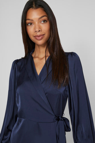 Lang kleedje - blauw - VILA®