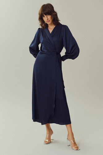 Lang kleedje - blauw - VILA®