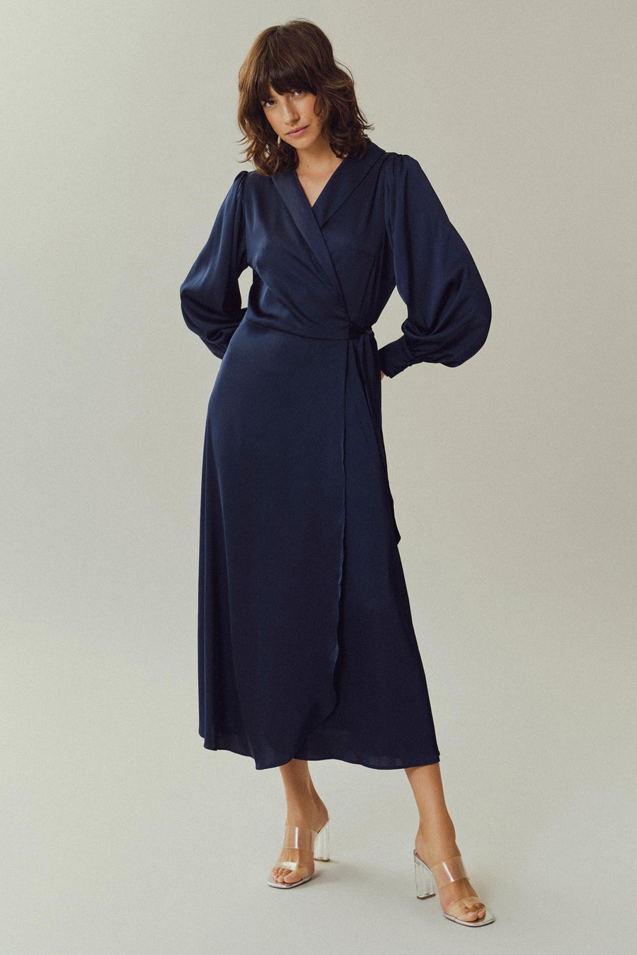 Lang kleedje - blauw - VILA®