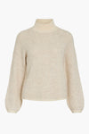 VILORY HIGH NECK L/S KNIT TOP - NOOS